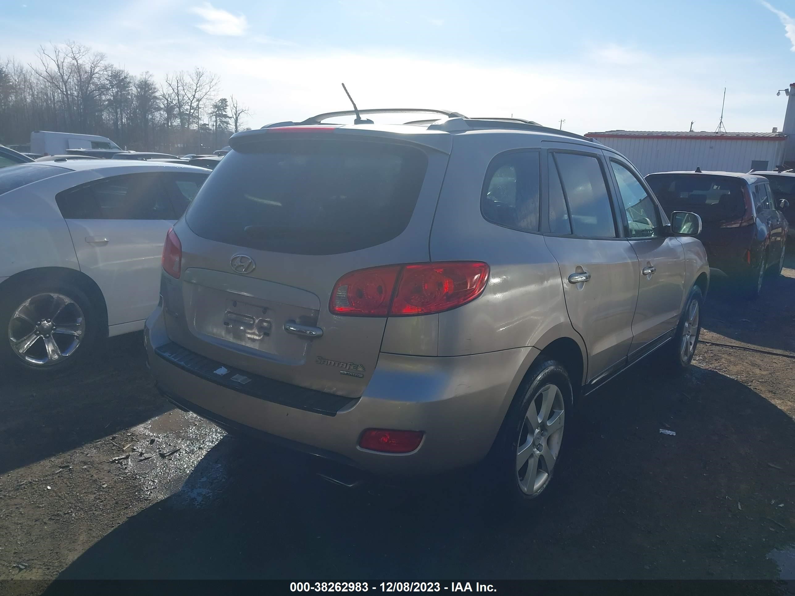 Photo 3 VIN: 5NMSH13E97H063963 - HYUNDAI SANTA FE 