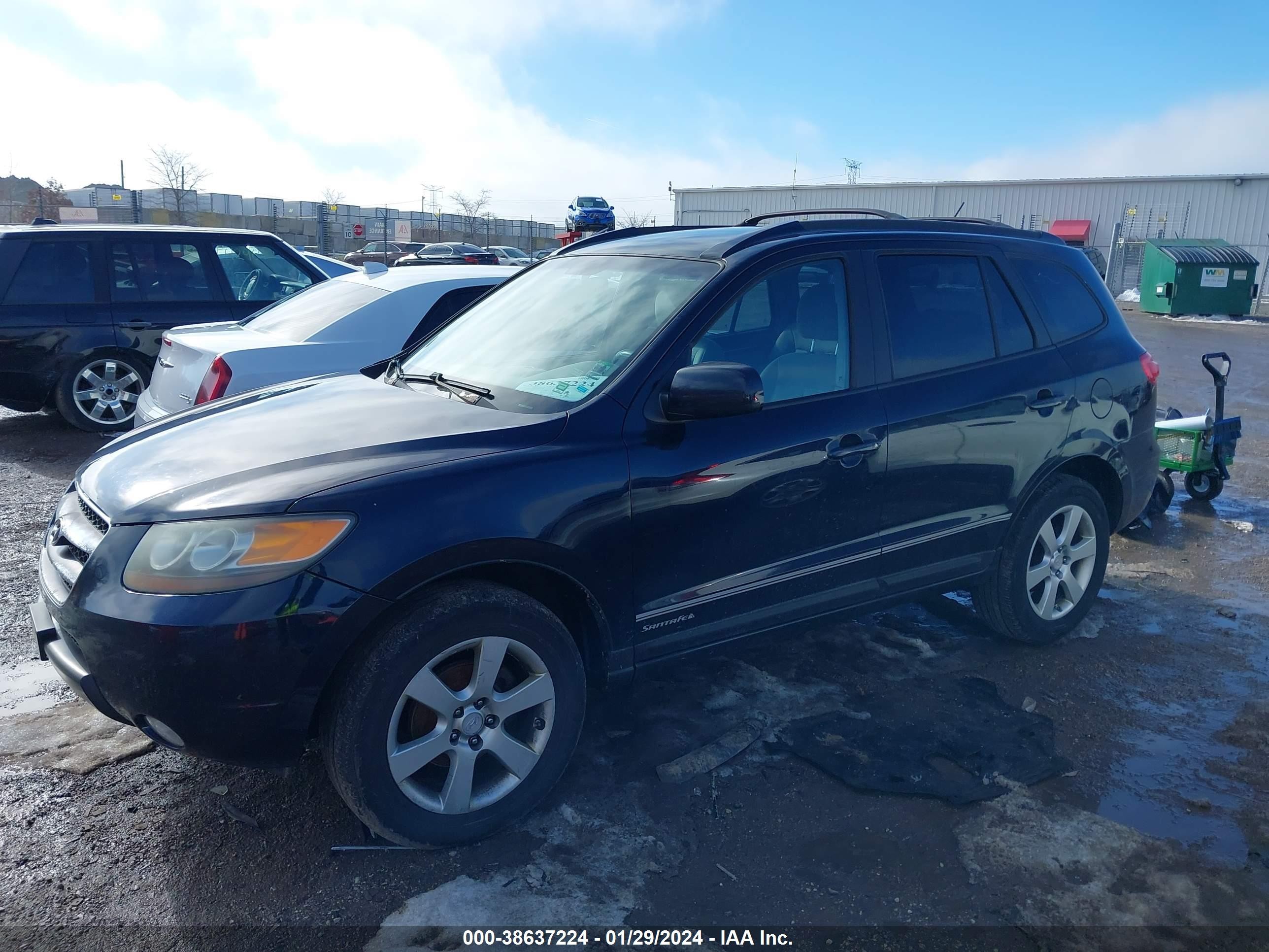 Photo 1 VIN: 5NMSH73EX7H009378 - HYUNDAI SANTA FE 