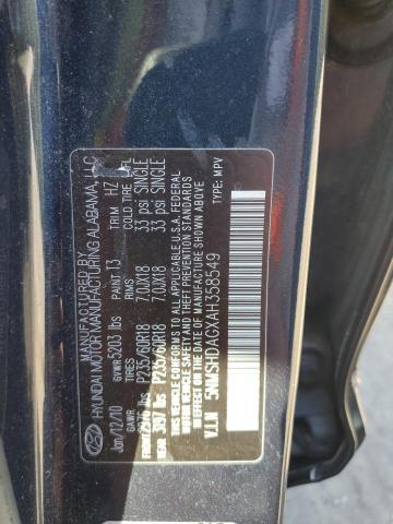 Photo 12 VIN: 5NMSHDAGXAH358549 - HYUNDAI SANTA FE S 