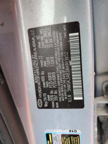 Photo 12 VIN: 5NMSK3AB3AH393952 - HYUNDAI SANTA FE L 