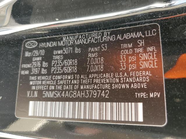 Photo 9 VIN: 5NMSK4AG8AH379742 - HYUNDAI SANTA FE L 