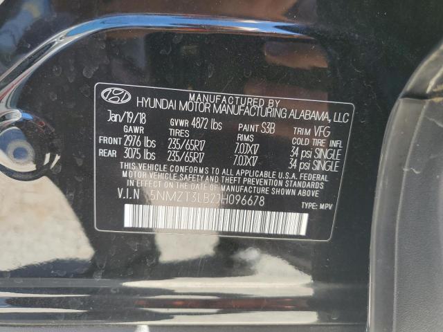 Photo 12 VIN: 5NMZT3LB2JH096678 - HYUNDAI SANTA FE S 