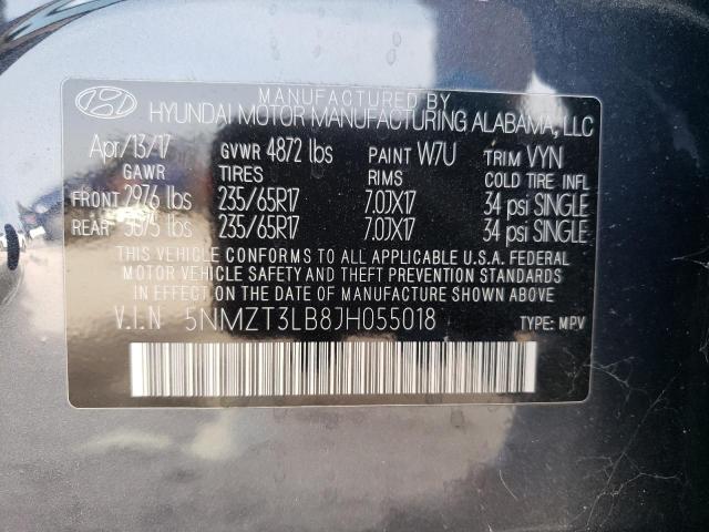 Photo 12 VIN: 5NMZT3LB8JH055018 - HYUNDAI SANTA FE 