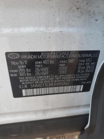 Photo 12 VIN: 5NMZT3LB8JH090867 - HYUNDAI SANTA FE S 