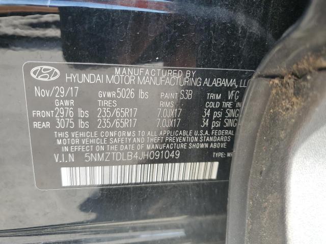 Photo 11 VIN: 5NMZTDLB4JH091049 - HYUNDAI SANTA FE 