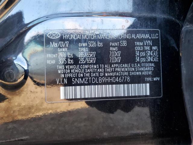 Photo 11 VIN: 5NMZTDLB9HH046778 - HYUNDAI SANTA FE S 