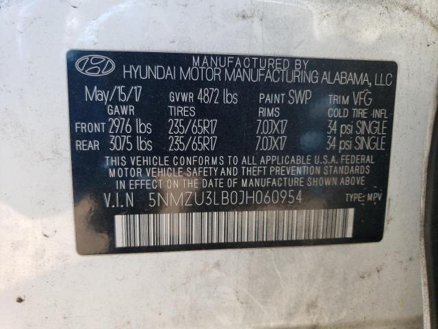 Photo 12 VIN: 5NMZU3LB0JH060954 - HYUNDAI SANTA FE 