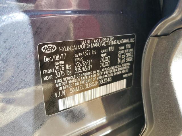 Photo 12 VIN: 5NMZU3LB0JH093548 - HYUNDAI SANTA FE S 