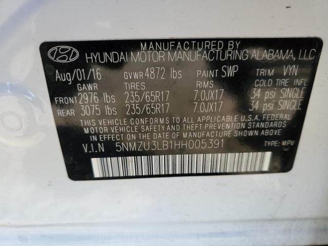 Photo 13 VIN: 5NMZU3LB1HH005391 - HYUNDAI SANTA FE 