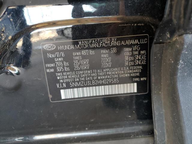 Photo 12 VIN: 5NMZU3LB2HH029585 - HYUNDAI SANTA FE 