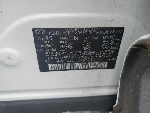 Photo 13 VIN: 5NMZU3LB3JH076114 - HYUNDAI SANTA FE S 