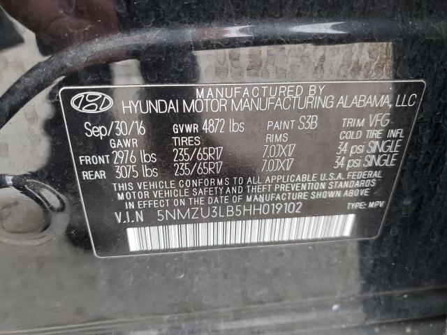 Photo 13 VIN: 5NMZU3LB5HH019102 - HYUNDAI SANTA FE 