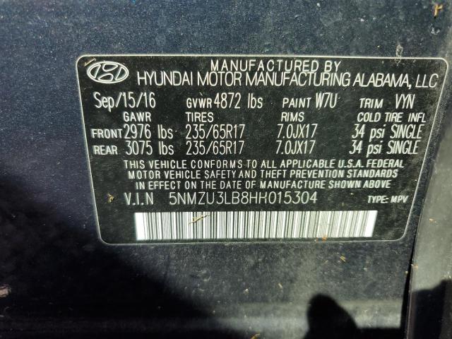 Photo 11 VIN: 5NMZU3LB8HH015304 - HYUNDAI SANTA FE S 