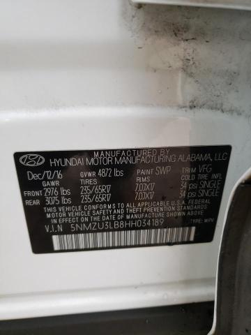 Photo 11 VIN: 5NMZU3LB8HH034189 - HYUNDAI SANTA FE 