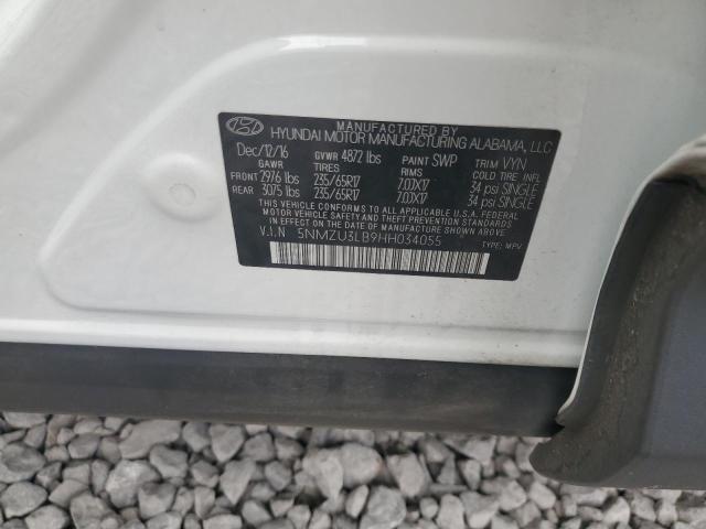 Photo 12 VIN: 5NMZU3LB9HH034055 - HYUNDAI SANTA FE S 