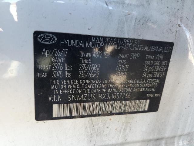 Photo 12 VIN: 5NMZU3LBXJH057236 - HYUNDAI SANTA FE 