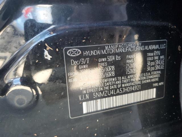 Photo 13 VIN: 5NMZU4LA5JH094921 - HYUNDAI SANTA FE S 