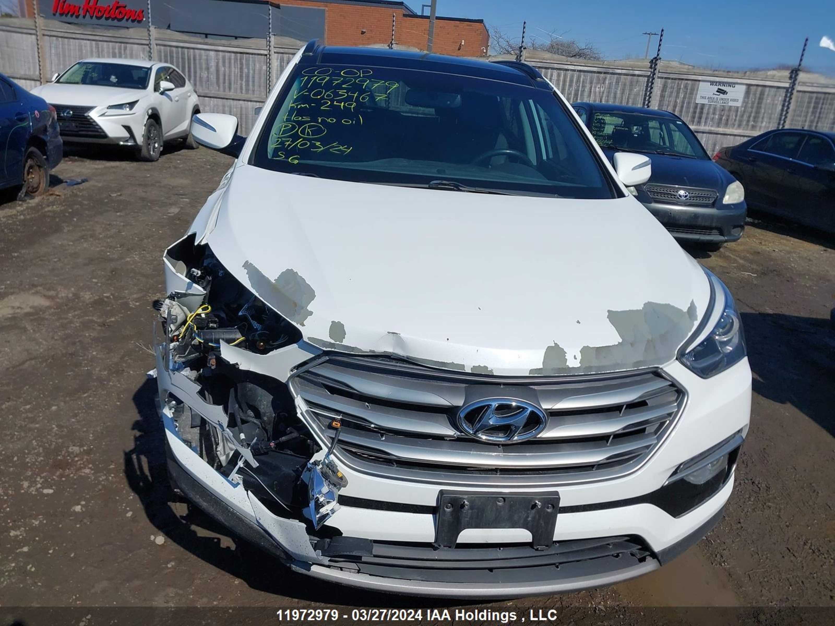 Photo 11 VIN: 5NMZUDLB7JH063467 - HYUNDAI SANTA FE 