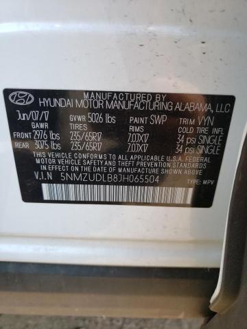 Photo 12 VIN: 5NMZUDLB8JH065504 - HYUNDAI SANTA FE S 