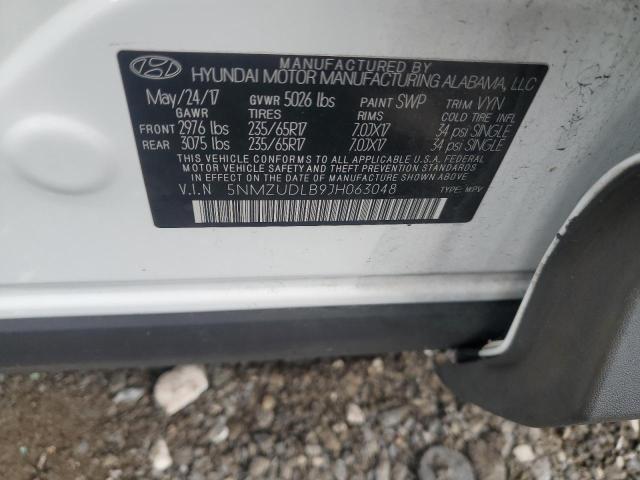 Photo 12 VIN: 5NMZUDLB9JH063048 - HYUNDAI SANTA FE S 