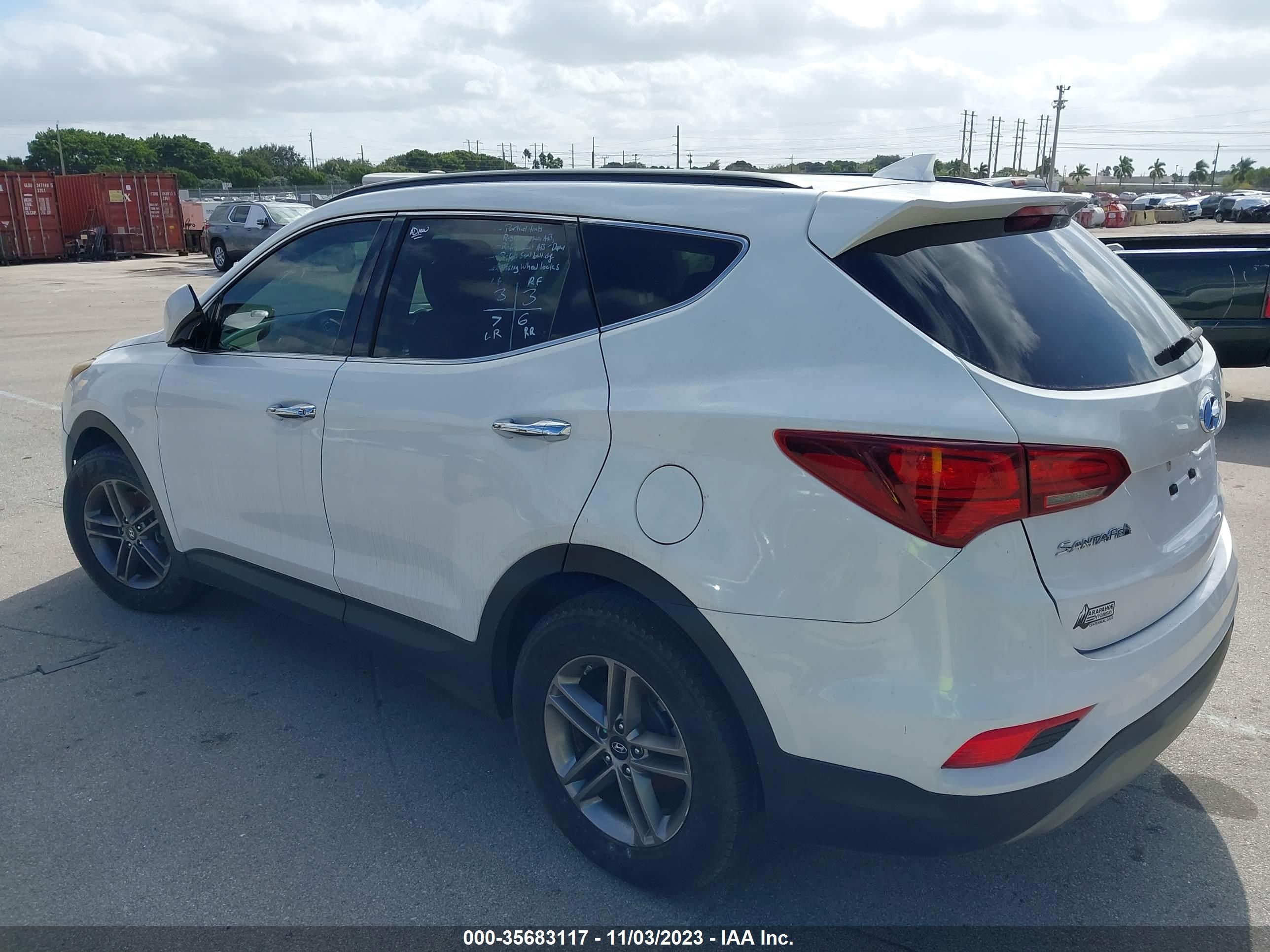 Photo 2 VIN: 5NMZUDLBXHH022874 - HYUNDAI SANTA FE 