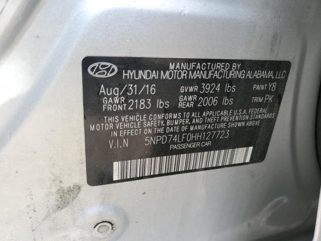 Photo 9 VIN: 5NPD74LF0HH127723 - HYUNDAI ELANTRA SE 