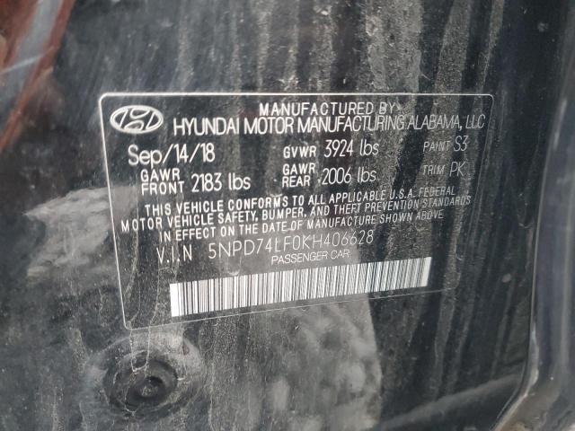 Photo 11 VIN: 5NPD74LF0KH406628 - HYUNDAI ELANTRA SE 