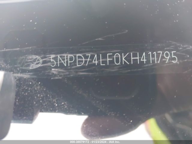 Photo 8 VIN: 5NPD74LF0KH411795 - HYUNDAI ELANTRA 