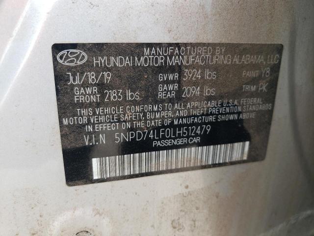 Photo 11 VIN: 5NPD74LF0LH512479 - HYUNDAI ELANTRA 