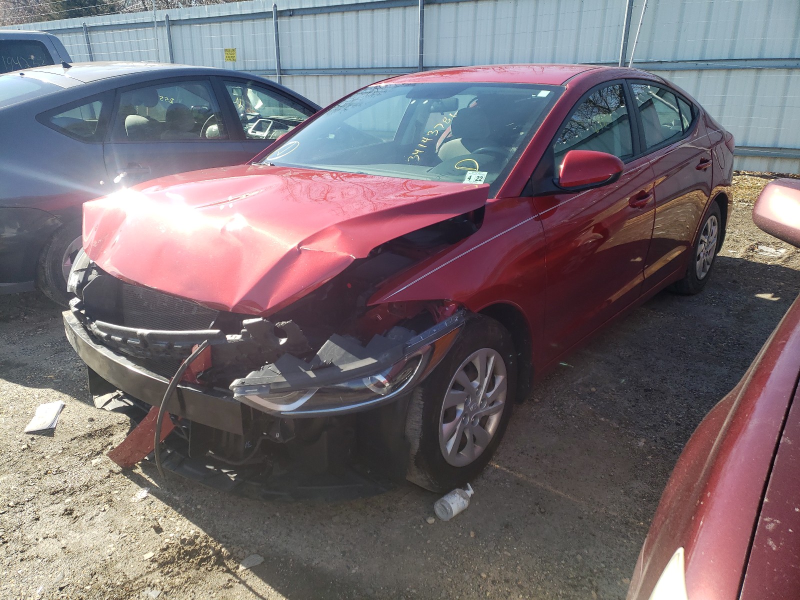 Photo 1 VIN: 5NPD74LF1HH040445 - HYUNDAI ELANTRA SE 