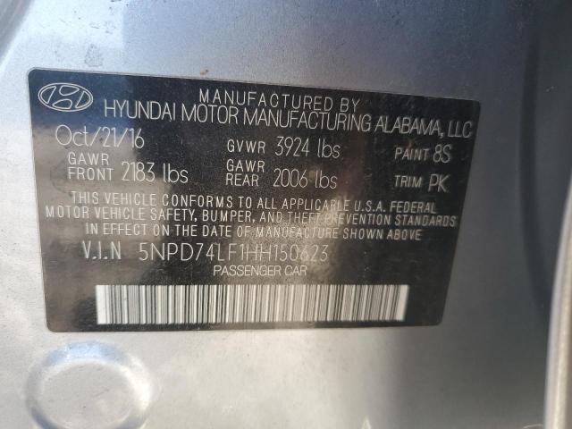 Photo 11 VIN: 5NPD74LF1HH150623 - HYUNDAI ELANTRA 