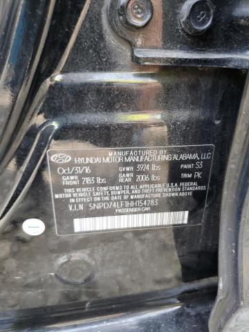 Photo 11 VIN: 5NPD74LF1HH154283 - HYUNDAI ELANTRA SE 