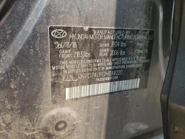 Photo 11 VIN: 5NPD74LF1JH384220 - HYUNDAI ELANTRA 