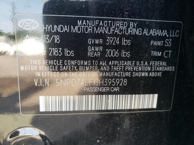 Photo 11 VIN: 5NPD74LF1JH395928 - HYUNDAI ELANTRA 