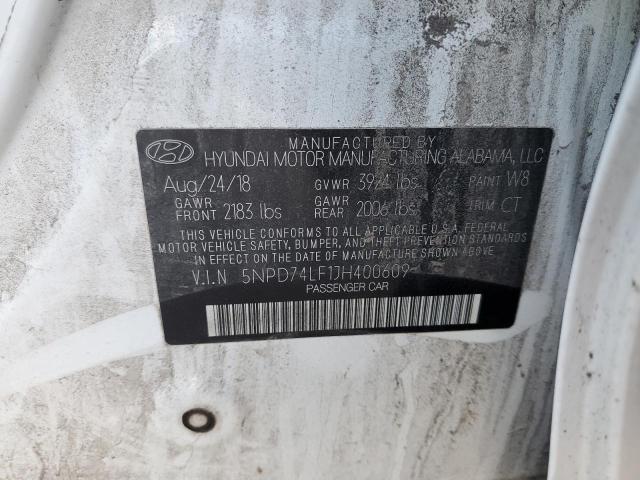 Photo 11 VIN: 5NPD74LF1JH400609 - HYUNDAI ELANTRA 