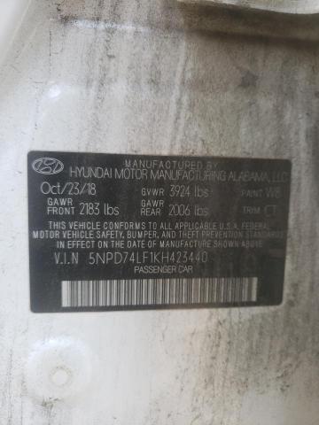 Photo 12 VIN: 5NPD74LF1KH423440 - HYUNDAI ELANTRA SE 