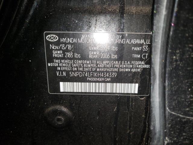 Photo 12 VIN: 5NPD74LF1KH434339 - HYUNDAI ELANTRA SE 