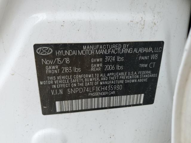 Photo 11 VIN: 5NPD74LF1KH435930 - HYUNDAI ELANTRA 