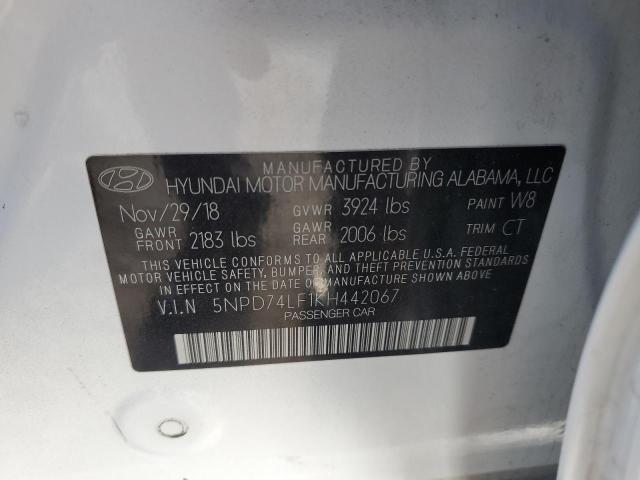 Photo 11 VIN: 5NPD74LF1KH442067 - HYUNDAI ELANTRA SE 