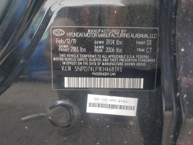 Photo 11 VIN: 5NPD74LF1KH468393 - HYUNDAI ELANTRA SE 