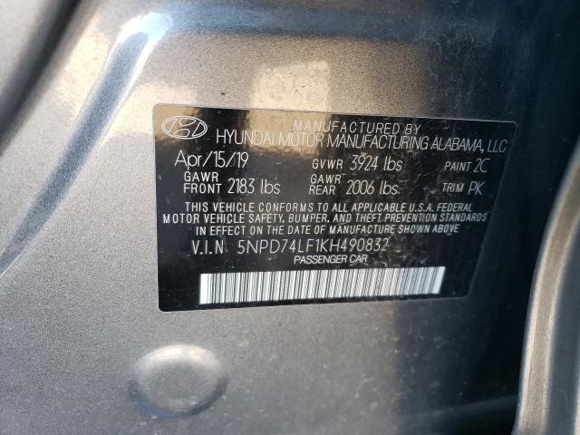 Photo 11 VIN: 5NPD74LF1KH490832 - HYUNDAI ELANTRA SE 