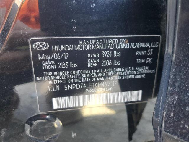 Photo 11 VIN: 5NPD74LF1KH497117 - HYUNDAI ELANTRA SE 