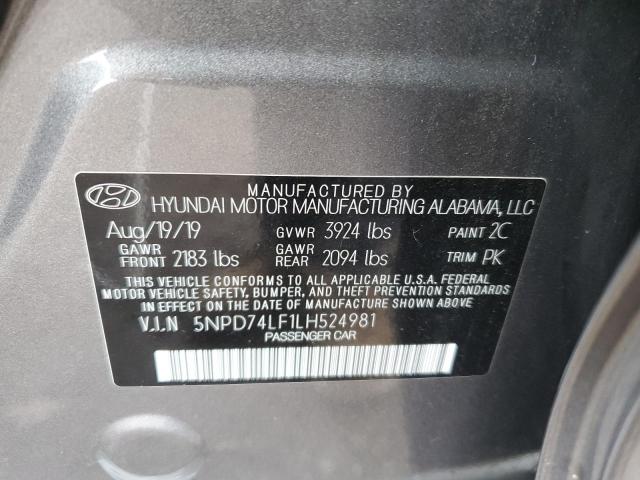 Photo 11 VIN: 5NPD74LF1LH524981 - HYUNDAI ELANTRA 