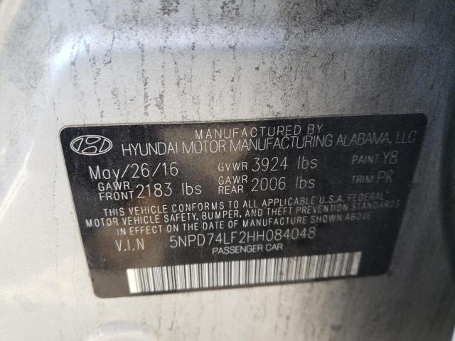 Photo 12 VIN: 5NPD74LF2HH084048 - HYUNDAI ELANTRA 