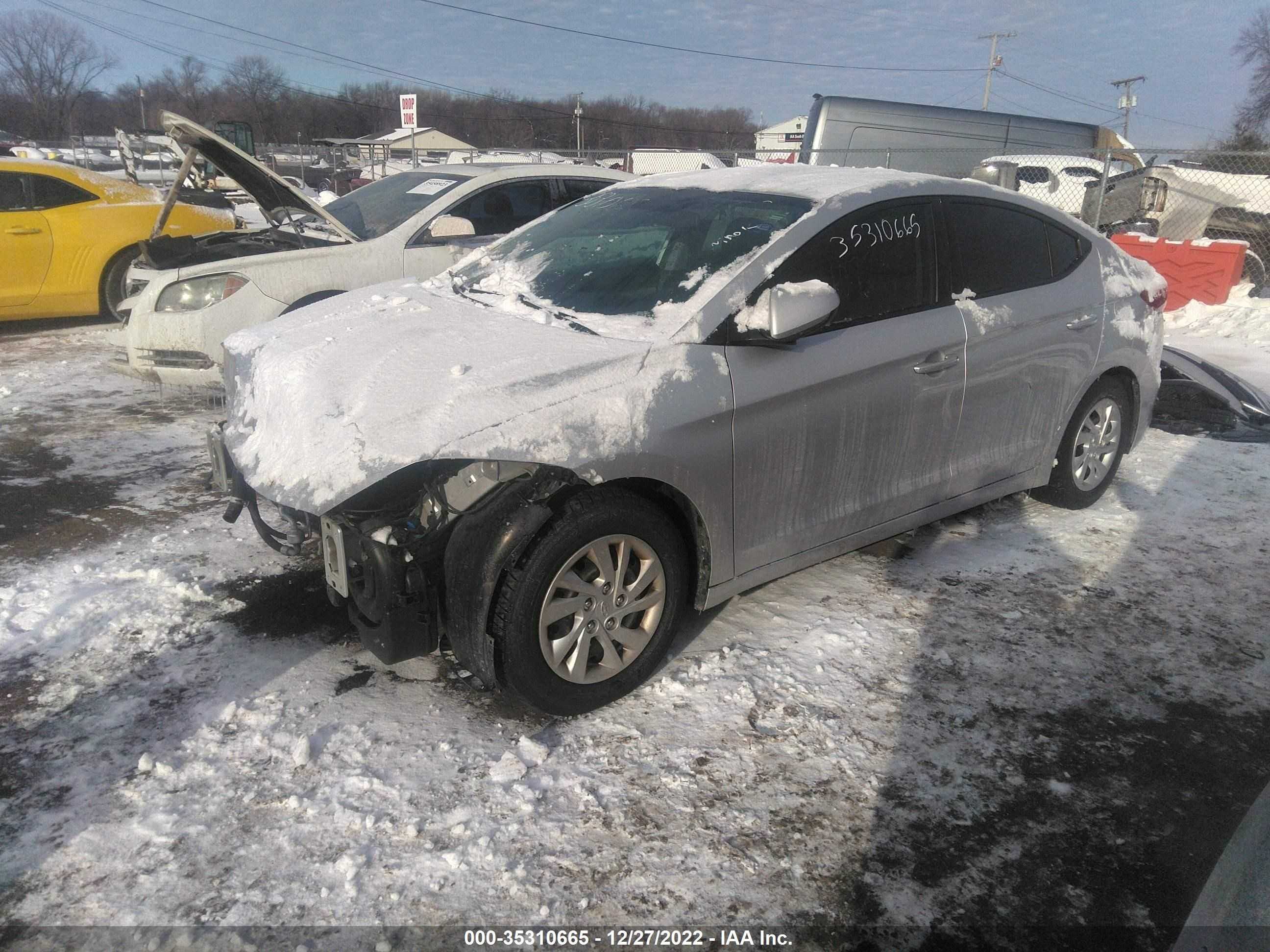 Photo 1 VIN: 5NPD74LF2HH113371 - HYUNDAI ELANTRA 