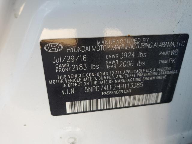 Photo 11 VIN: 5NPD74LF2HH113385 - HYUNDAI ELANTRA 