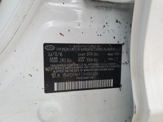 Photo 12 VIN: 5NPD74LF2JH385604 - HYUNDAI ELANTRA SE 