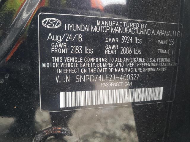 Photo 11 VIN: 5NPD74LF2JH400327 - HYUNDAI ELANTRA 