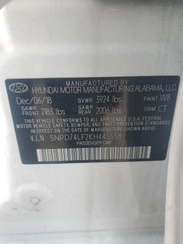 Photo 11 VIN: 5NPD74LF2KH445558 - HYUNDAI ELANTRA SE 