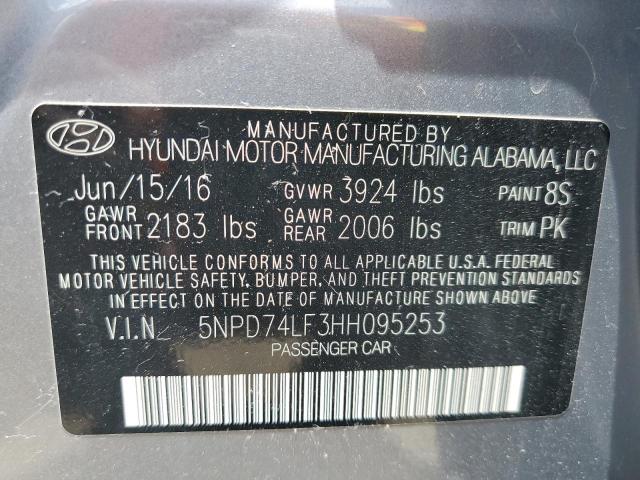 Photo 9 VIN: 5NPD74LF3HH095253 - HYUNDAI ELANTRA SE 